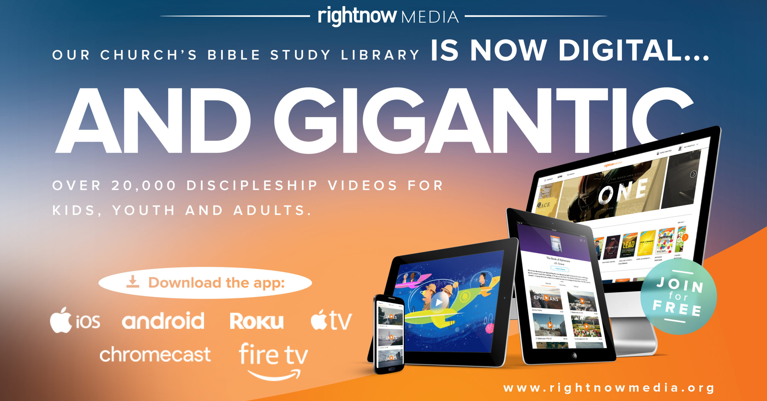 Right Now Media - FREE