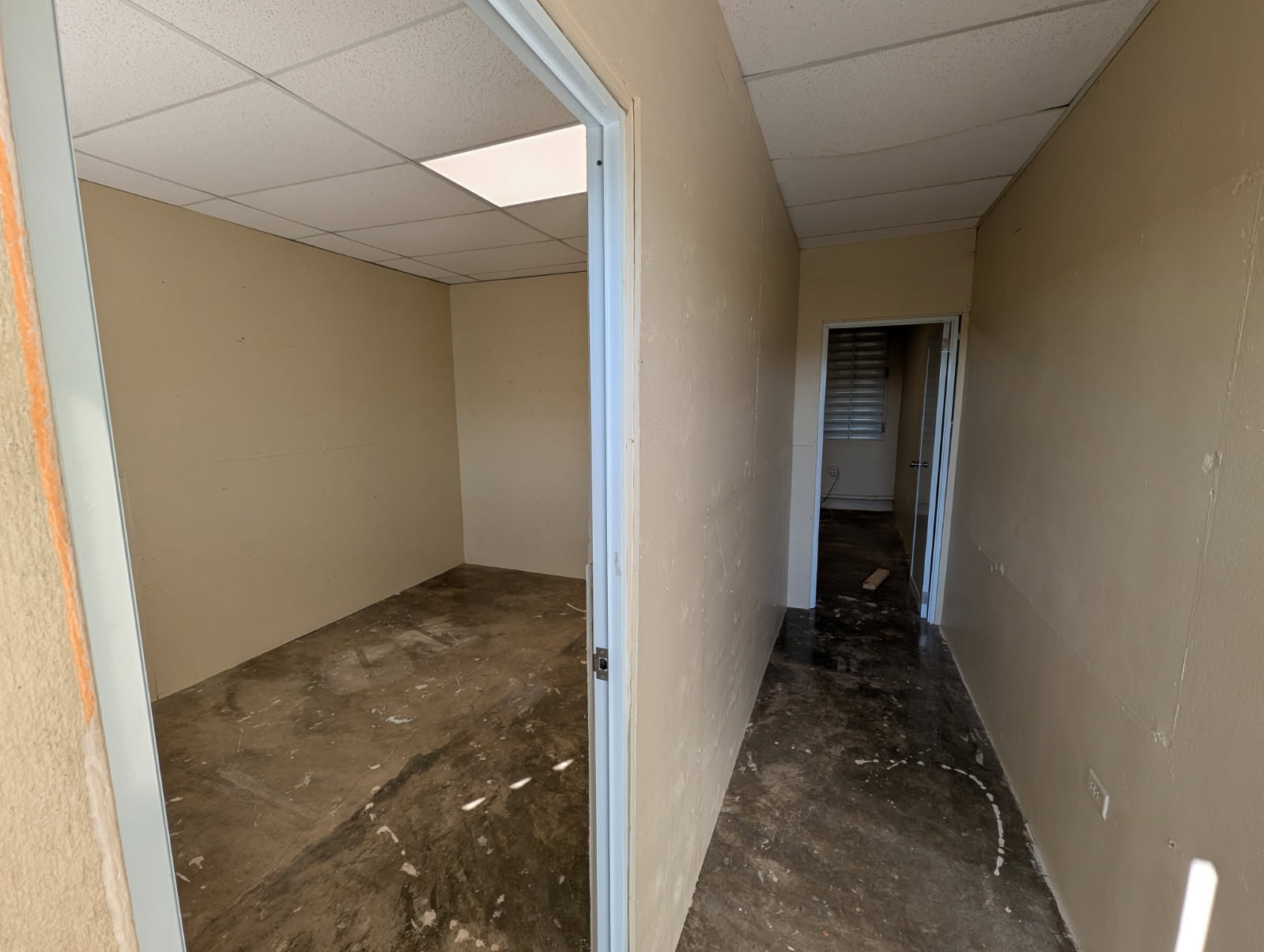 When the rooms were created, the team also included small hallways so that each room has its own individual entrance.