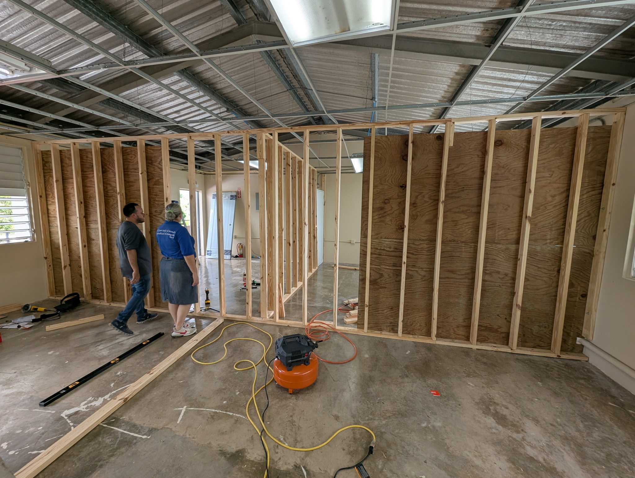 Joseph was proudly showing one of his Board Members what  was done in just one day!