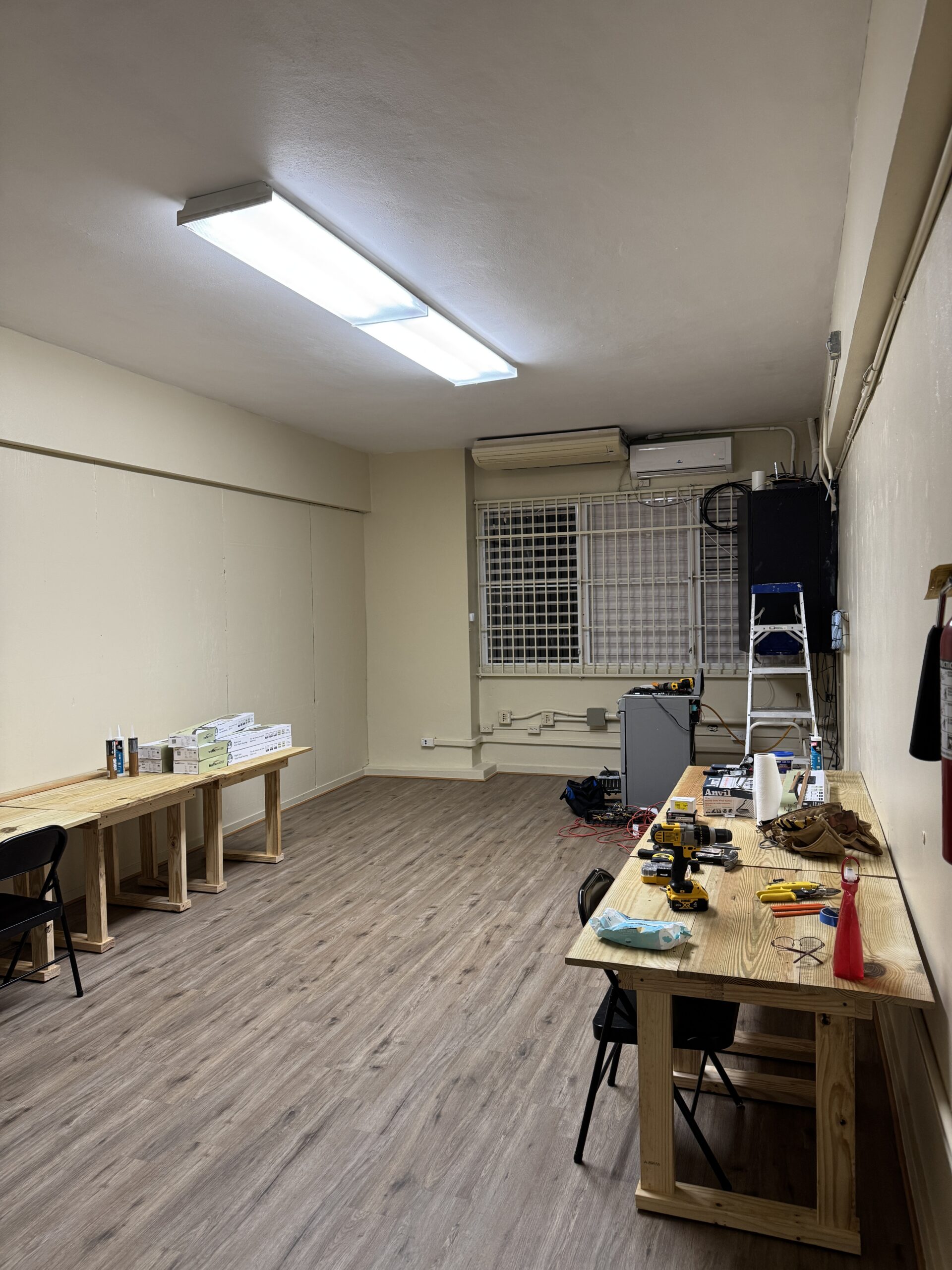 What a difference! This room will be used by local community members, and will provide a comfortable place to stay connected with others.