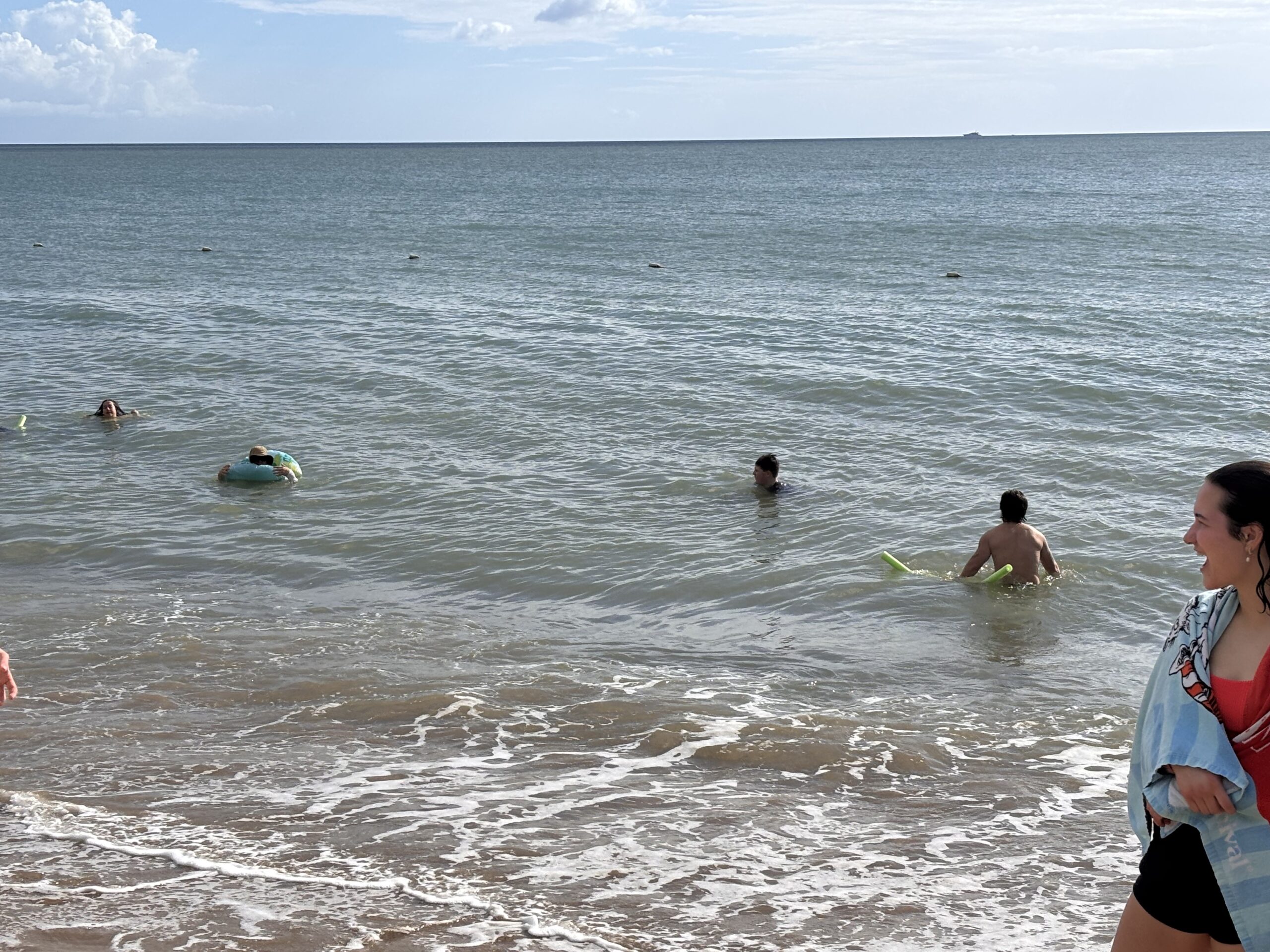 The Caribbean water was the perfect temperature - cold enough to cool down, yet warm enough to be able to endlessly float and relax.