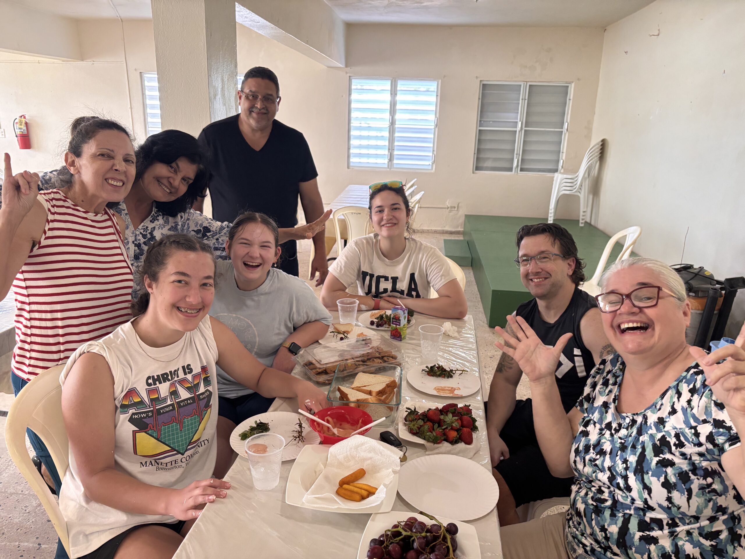 The church members were so thankful for the work our team did, some of them came to prepare and serve a special lunch for the crew.