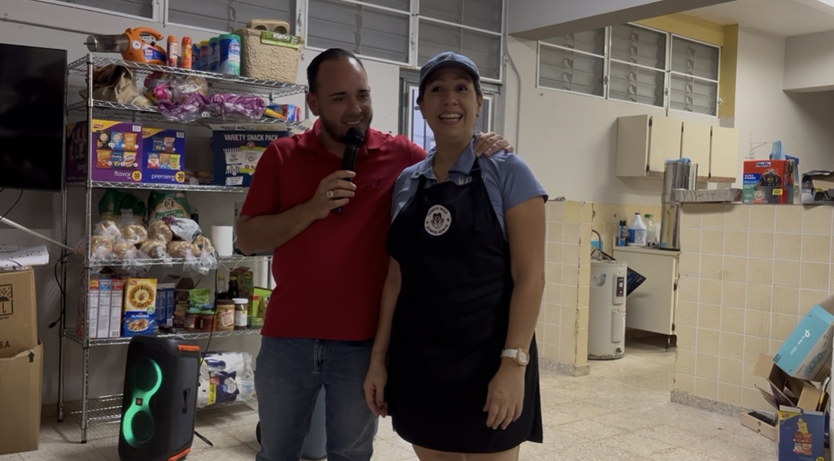 Joseph and his fiancé, Glorymar, thanked us all for being here.